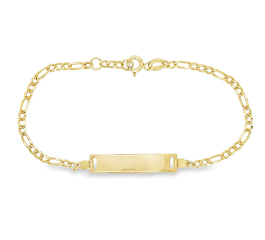 Figaro Link Baby ID Bracelet