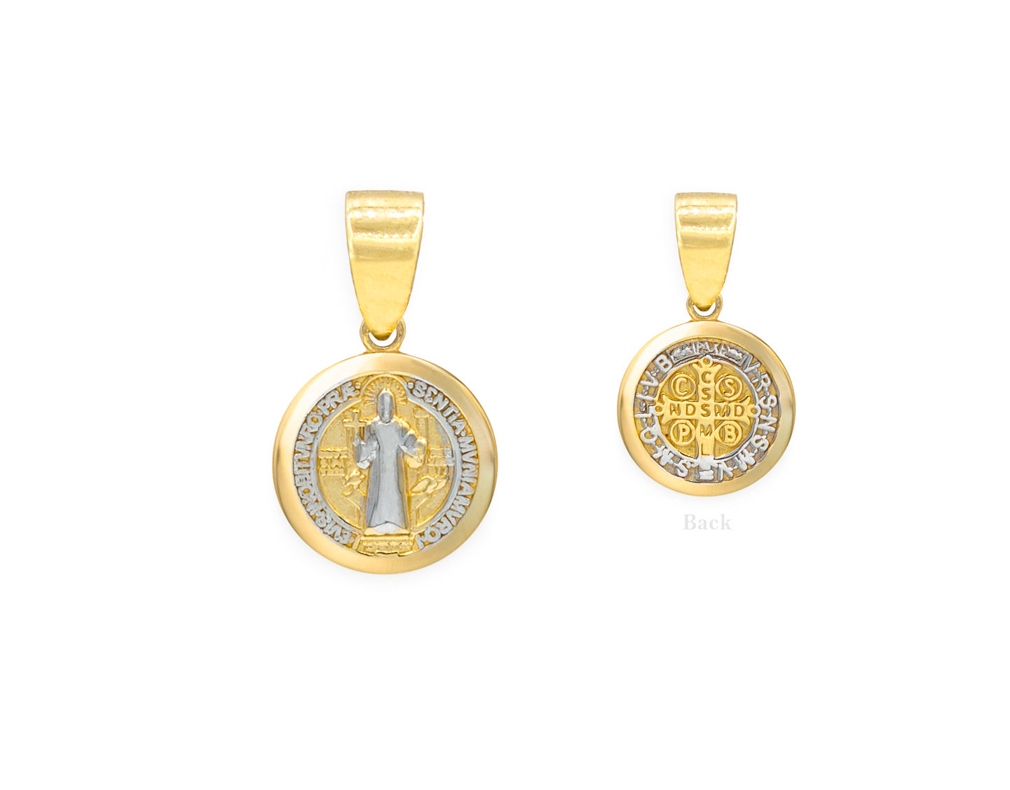 St. Benedict Medal 14K Gold 7MM