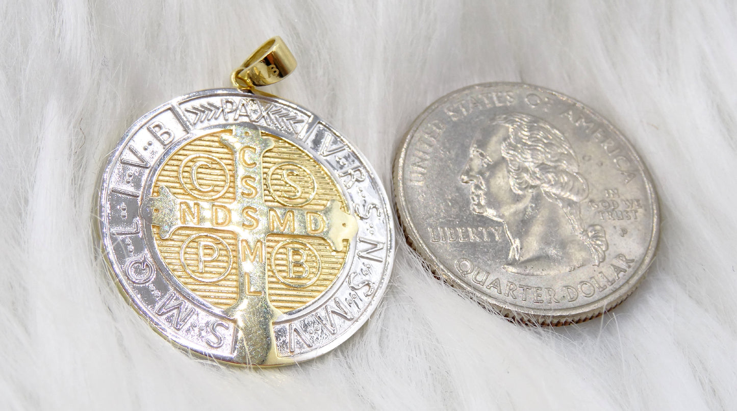 St. Benedict Medal 14K Gold 25.0MM