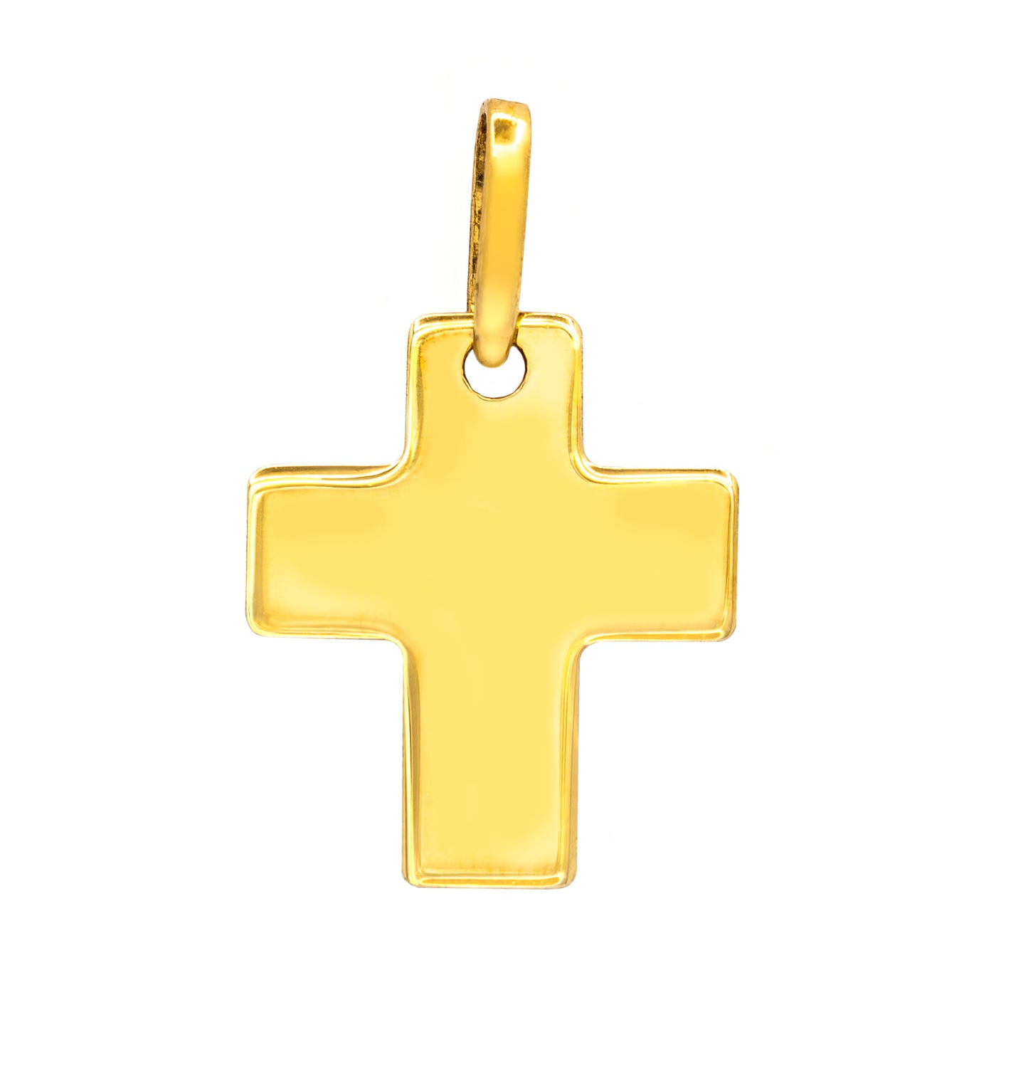 Engravable Flat Square Cross