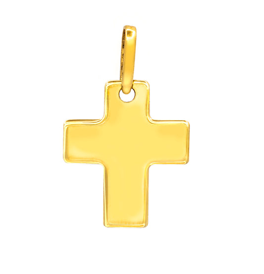 Engravable Flat Square Cross