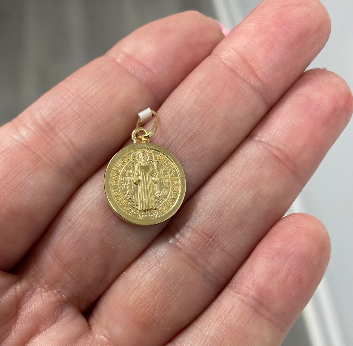 St. Benedict Medal 14.5MM (Semi-Solid)