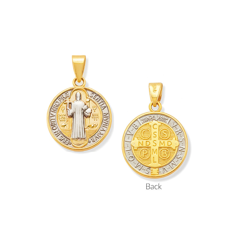 Saint Benedict Medal 14K Gold 8MM