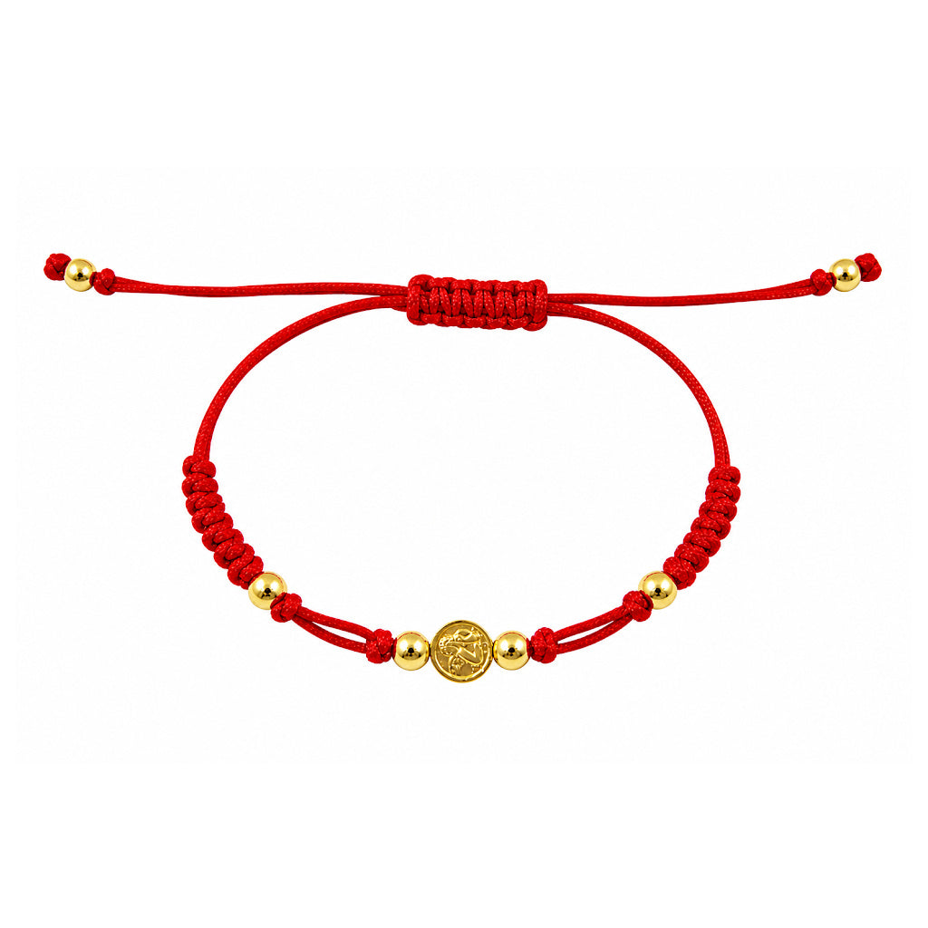 Mini Guardian Angel Macrame Bracelet