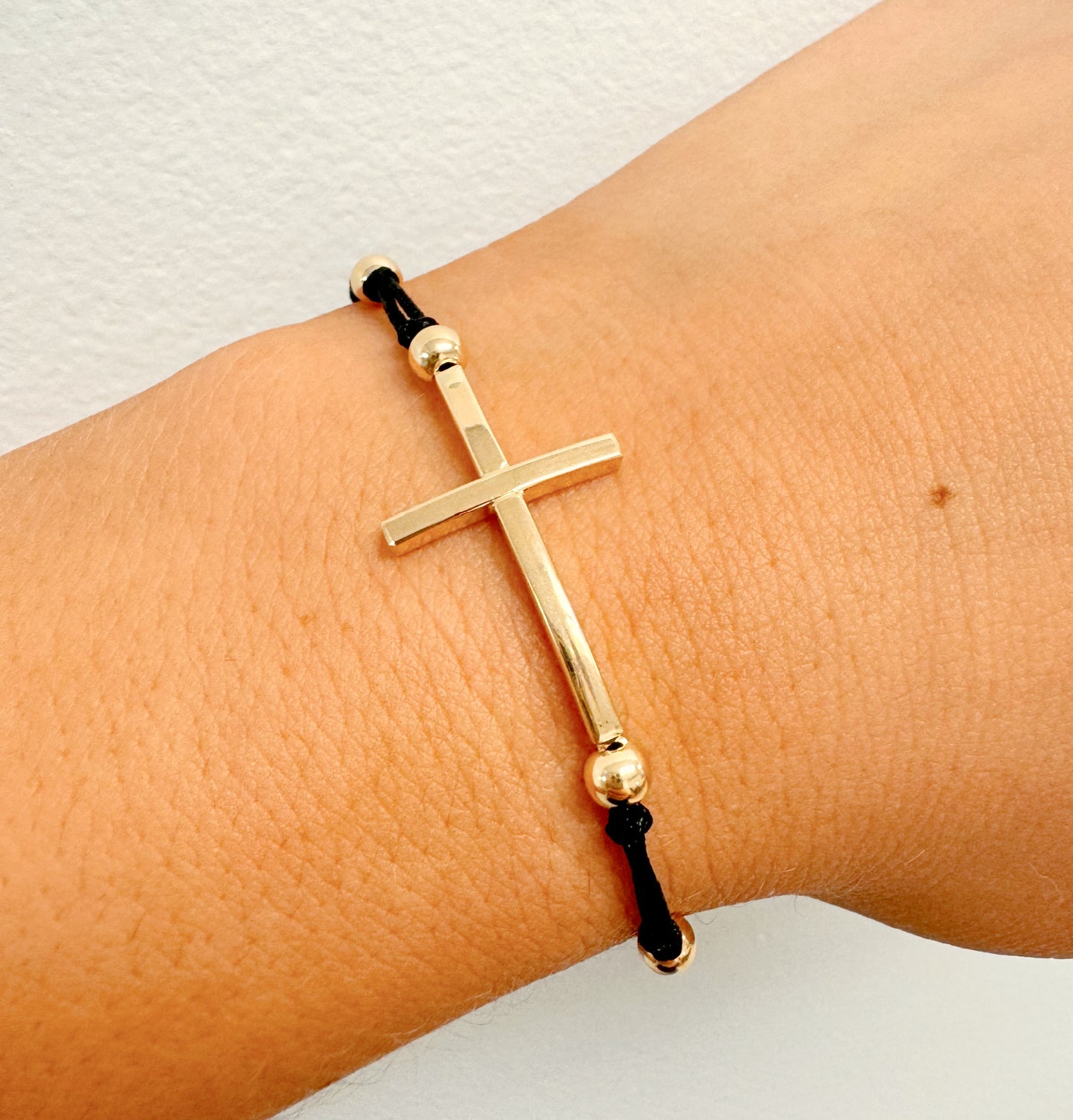 Cross Macrame Bracelet