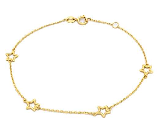 Dainty Open Stars Bracelet