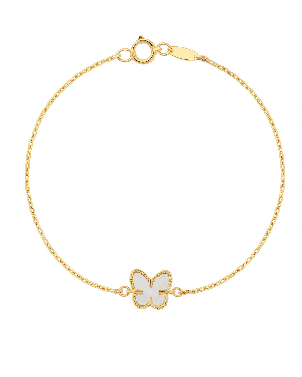 Mother of Pearl Butterfly Bracelet