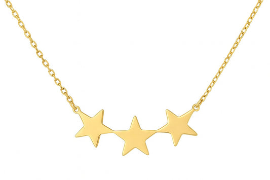 Trio Star Necklace