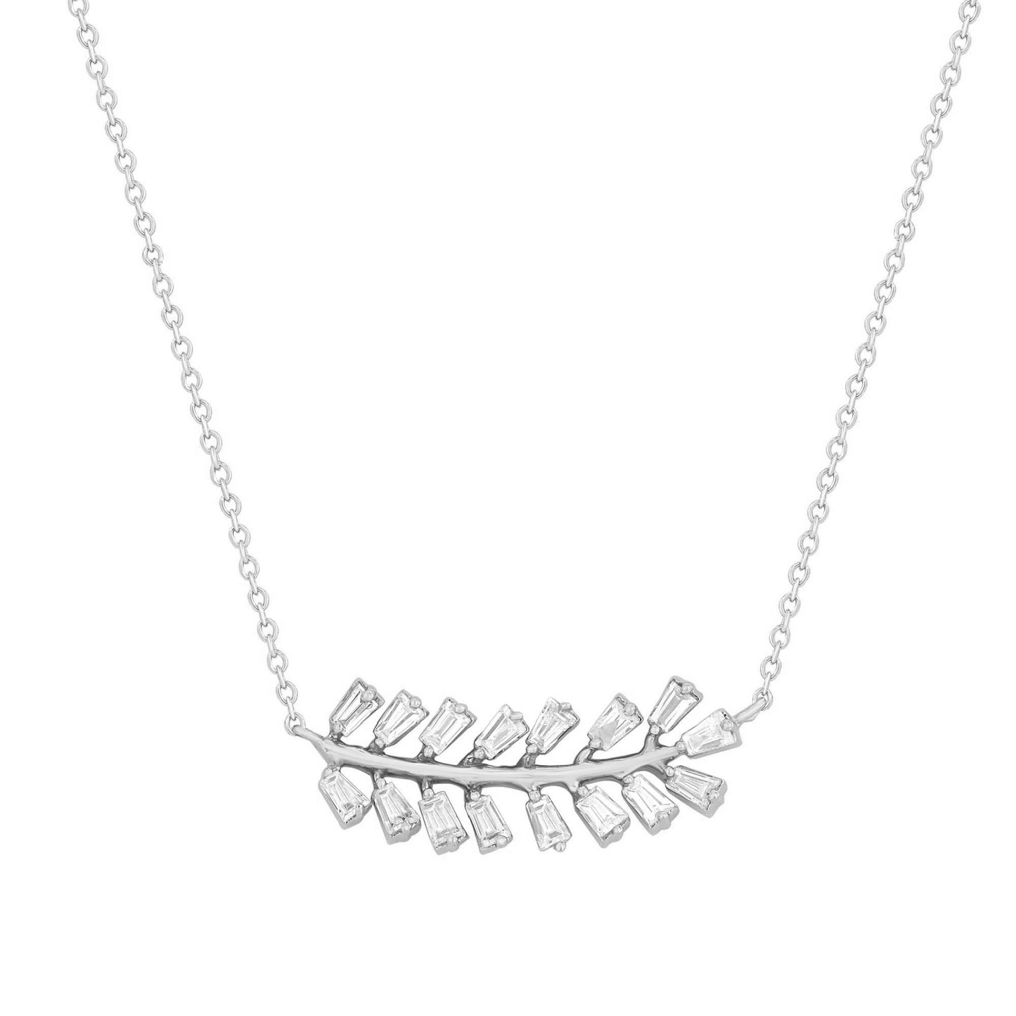 Diamond Leaves Necklace