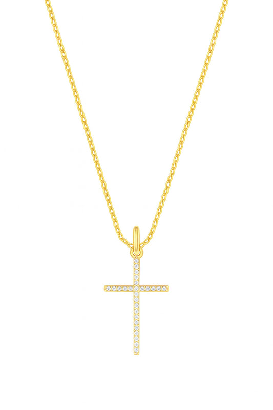 Small Thin Diamond Cross