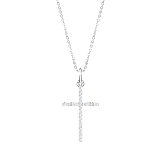 Small Thin Diamond Cross