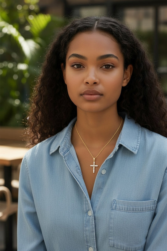 Large Illusion Set Diamond Cross