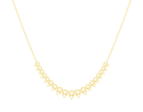 Diamond Illusion Multi Drop Necklace