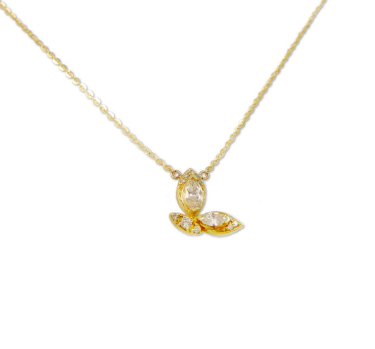Marquisse Diamond Butterfly Necklace