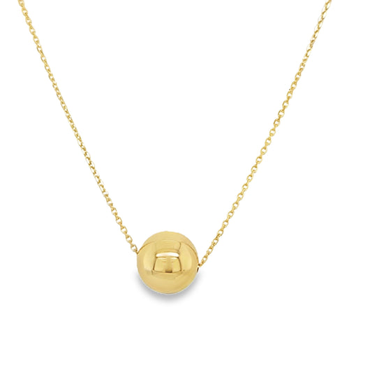 Gold Ball Necklace