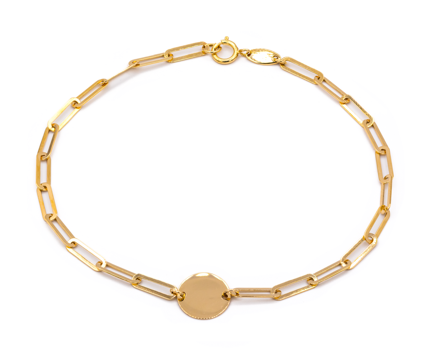 Circle Paperclip Bracelet