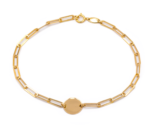 Circle Paperclip Bracelet