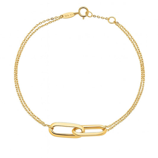 Double Link Chain Bracelet