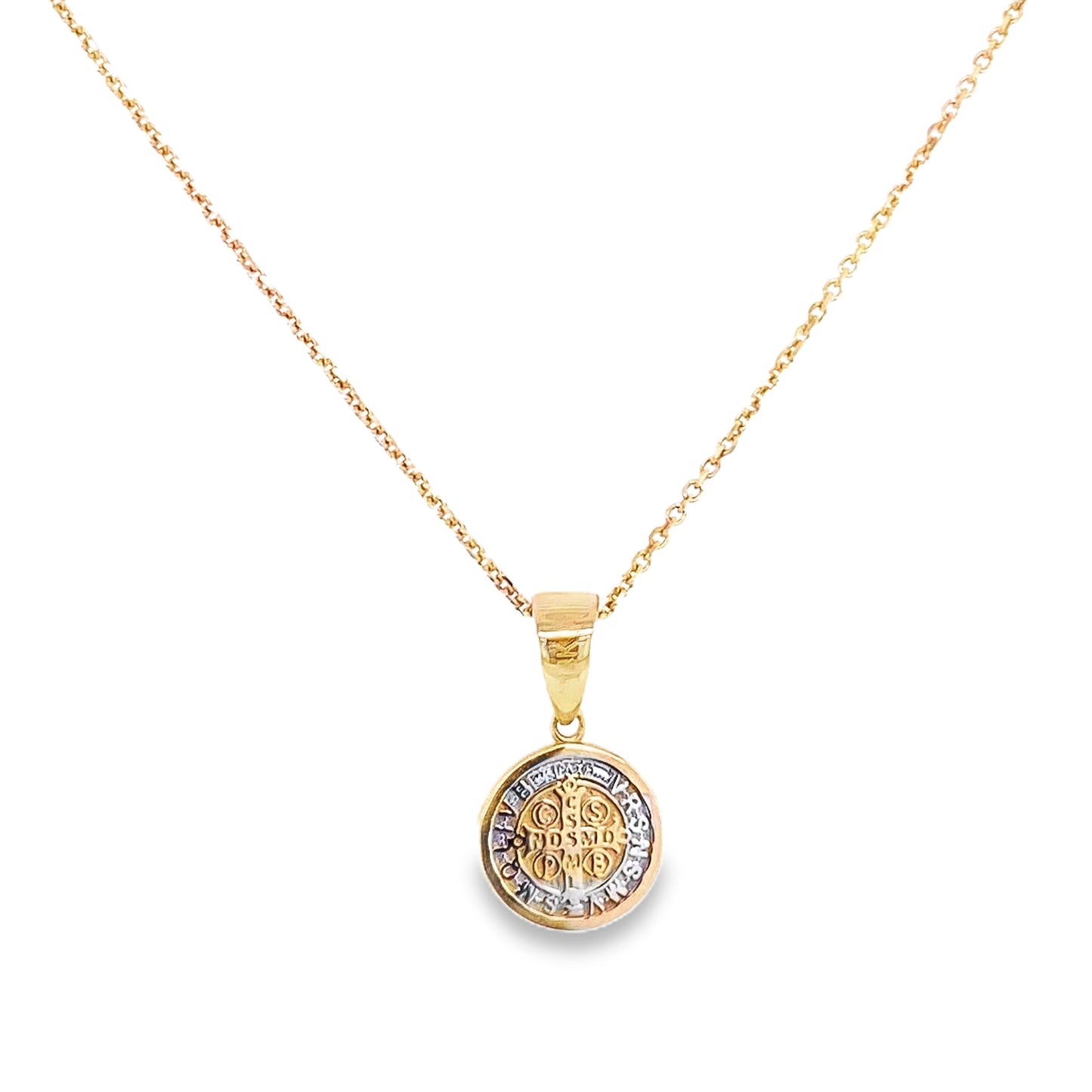 St. Benedict Medal 14K Gold 8MM