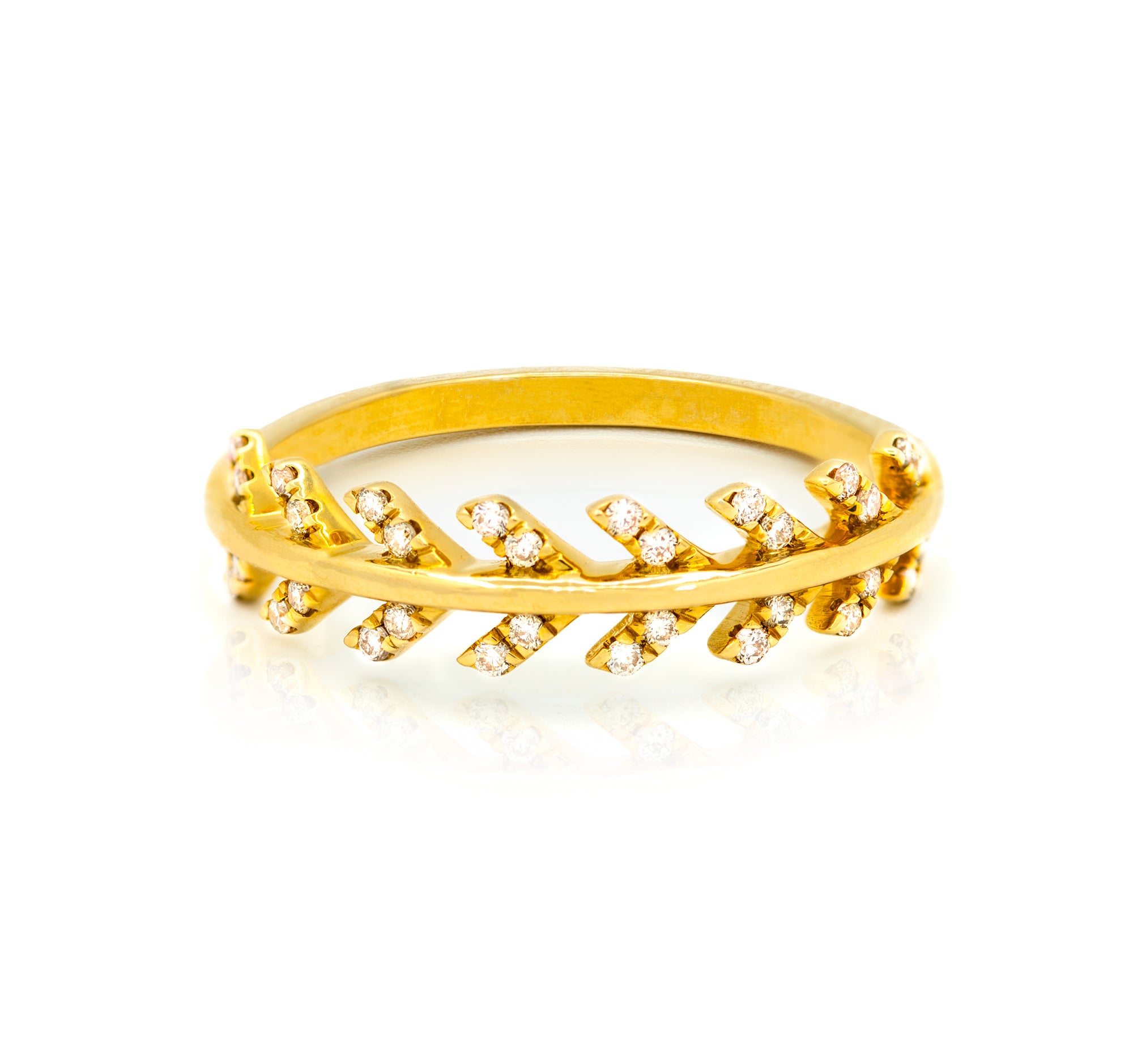 Chasing Arrow Diamond Ring – BOS Jewelers Inc