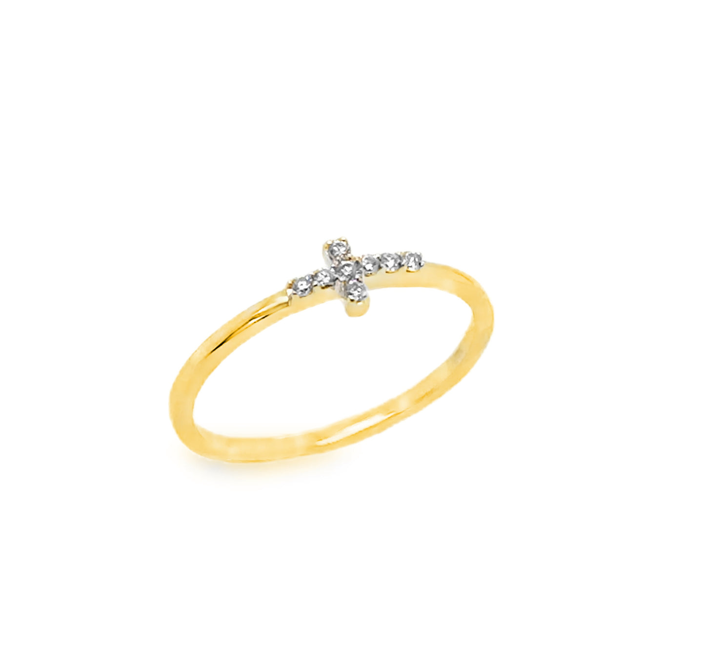 Diamond Cross Ring