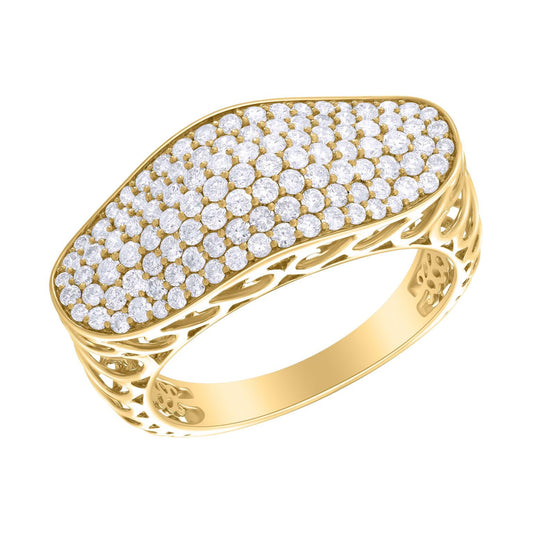 Elongate Diamond Ring