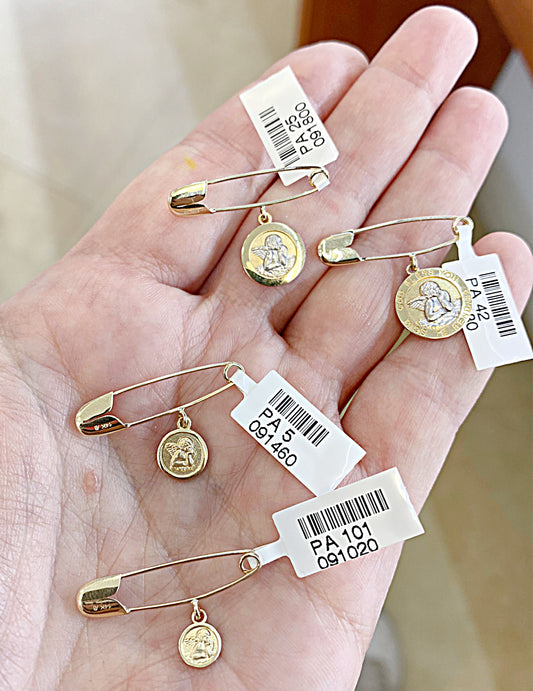Mini Da Vinci Guardian Angel Medal Baby Pin