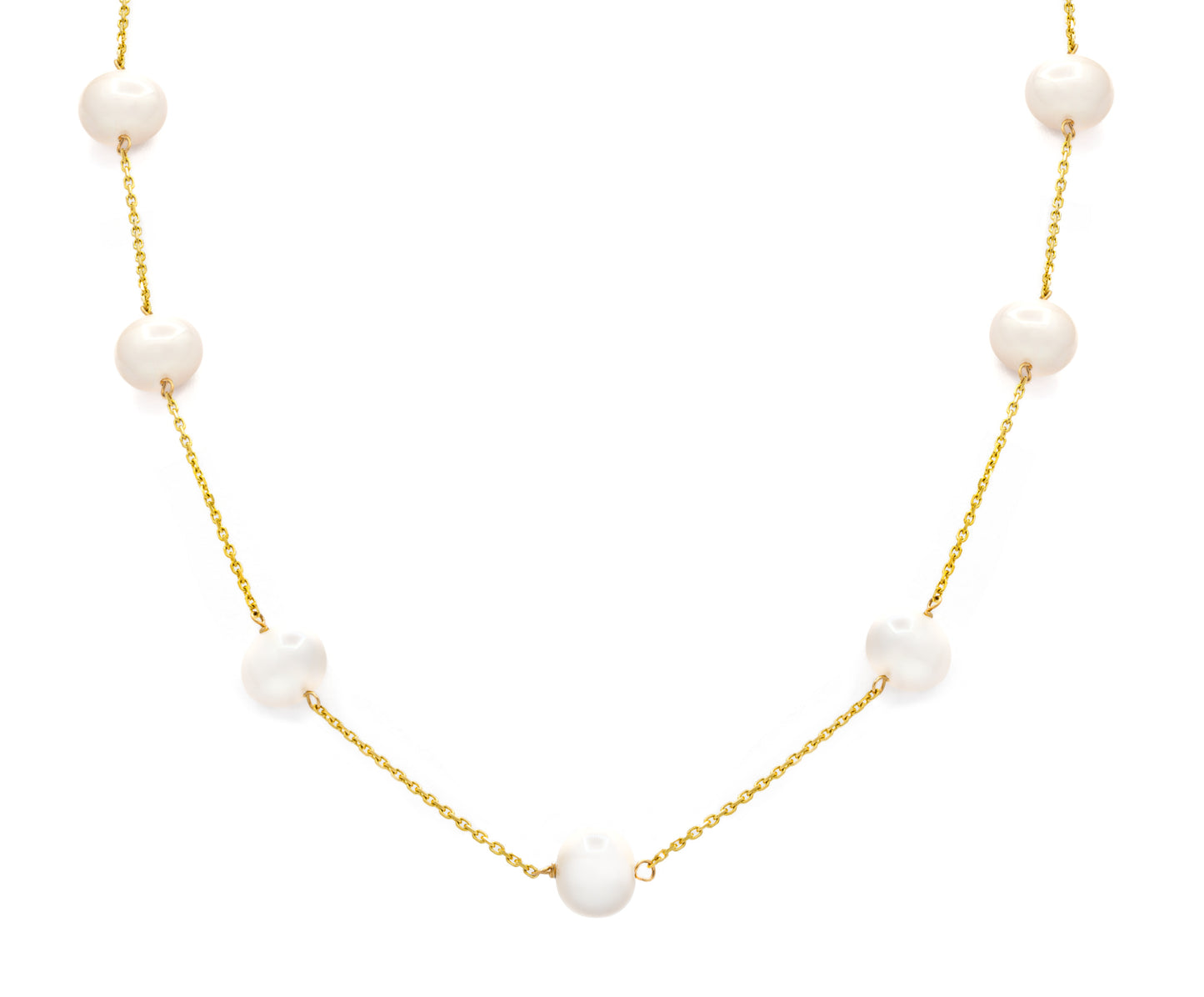Freshwater Pearl Necklace 1" Spacing