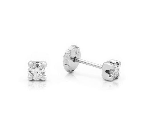 Single diamond Baby Earring