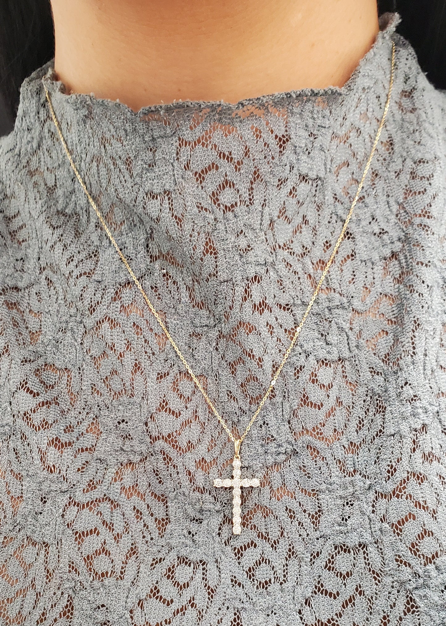 Large Diamond Cross