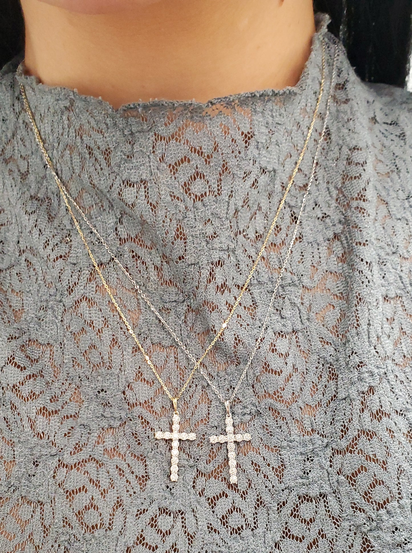 Large Diamond Cross