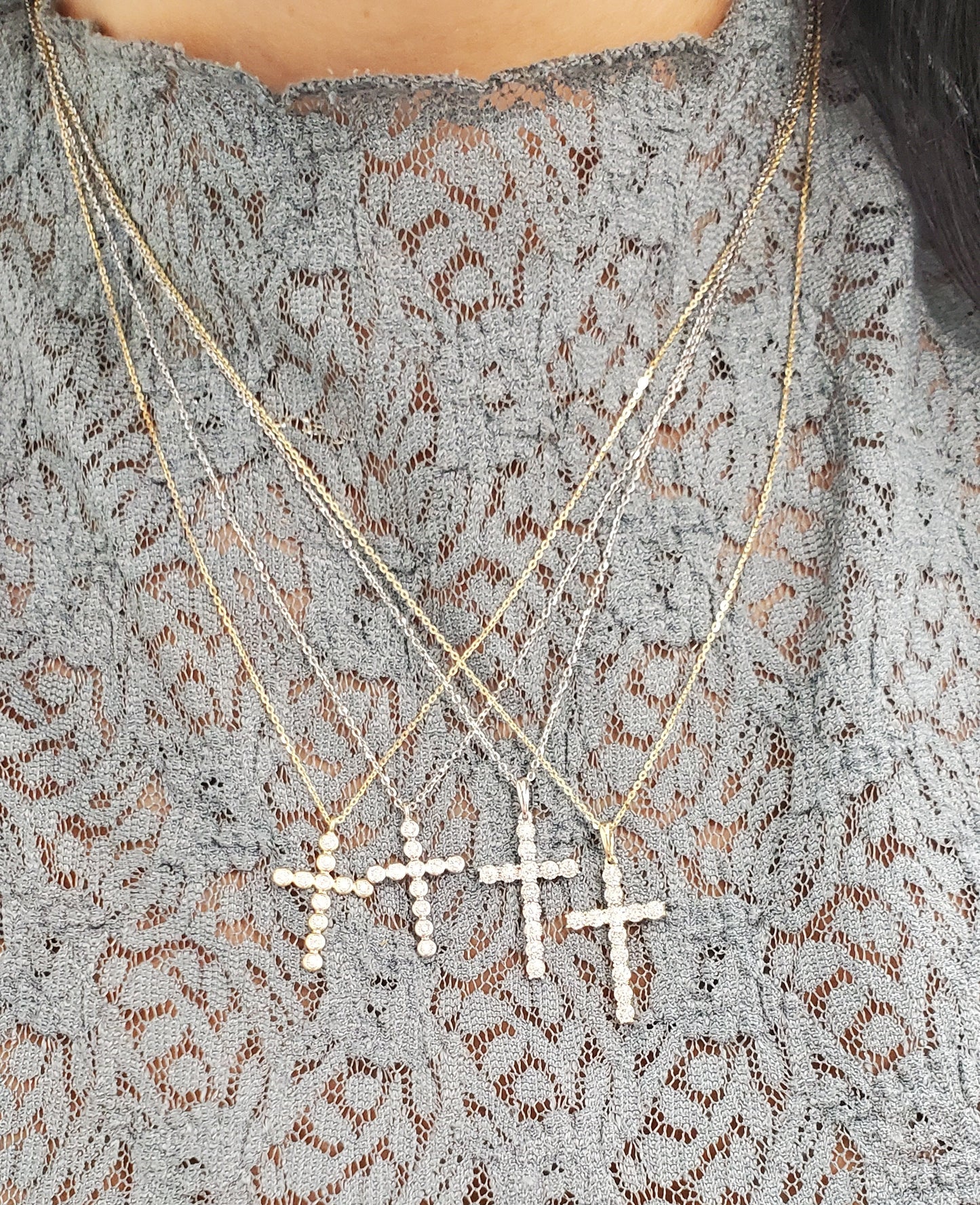 Large Diamond Cross