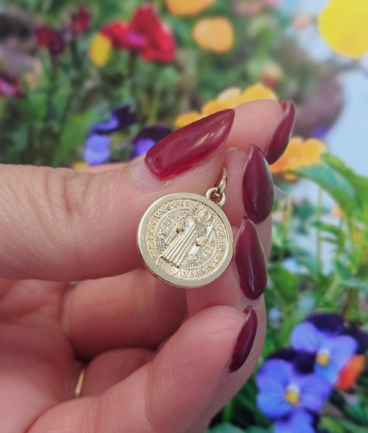 St. Benedict Medal 14.5MM (Semi-Solid)