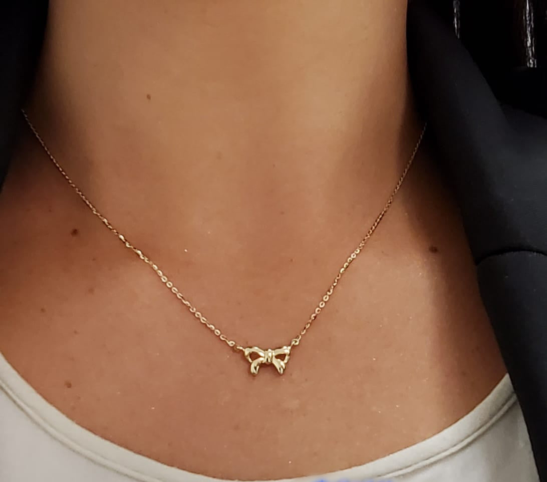 Small Bow Necklace