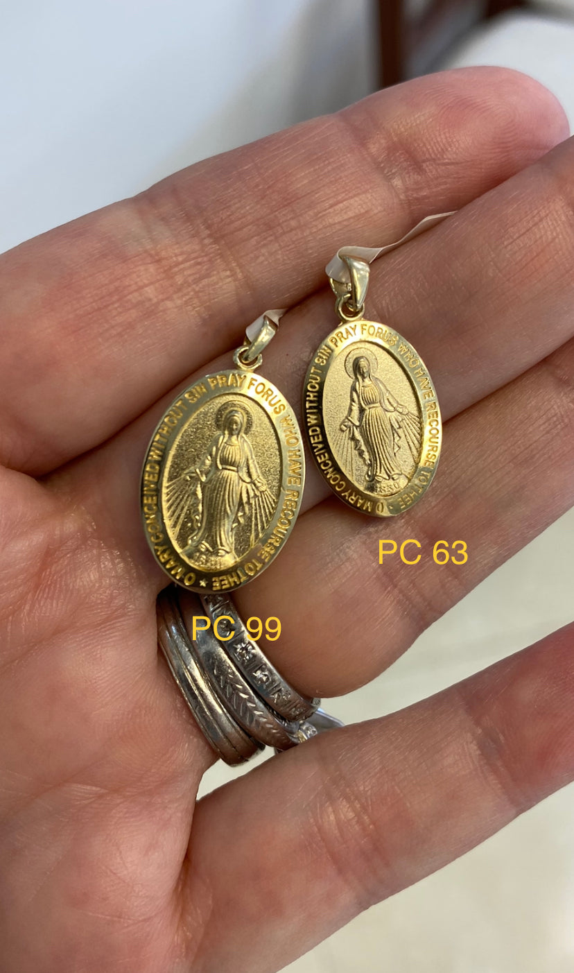 20mm Oval Miraculous Medal