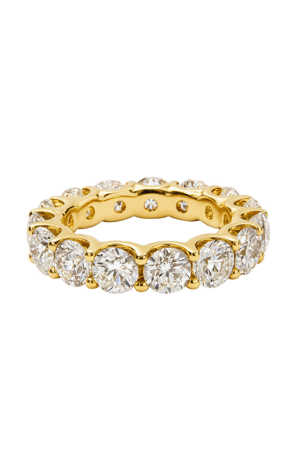 Lab-Grown Diamond Eternity Band Ring 4ct