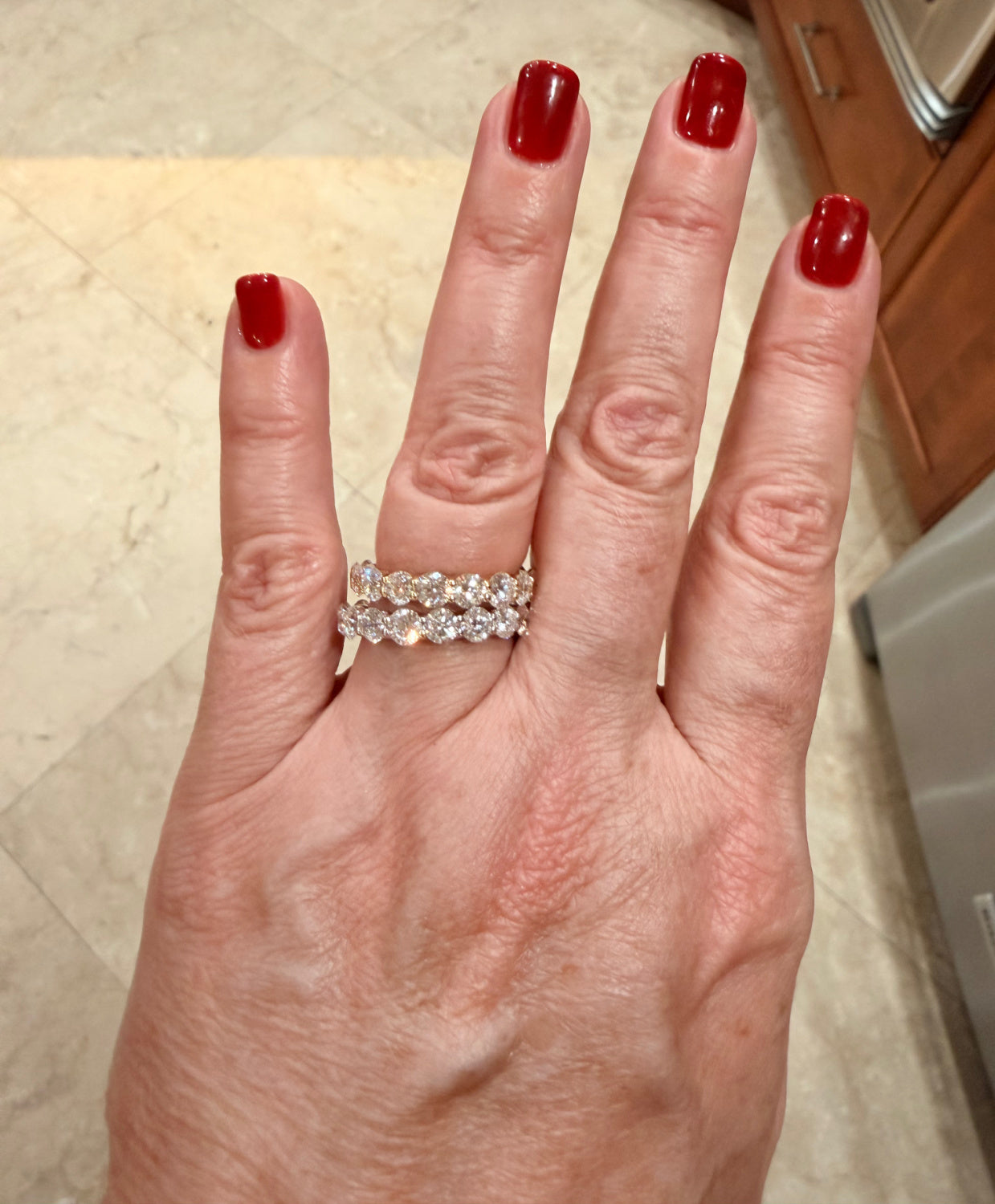 Lab-Grown Diamond Eternity Band Ring 4ct