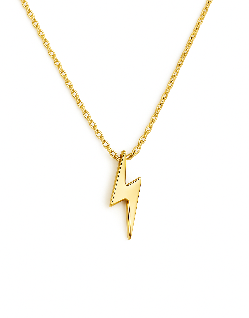 Miniature Lightning Bolt Necklace