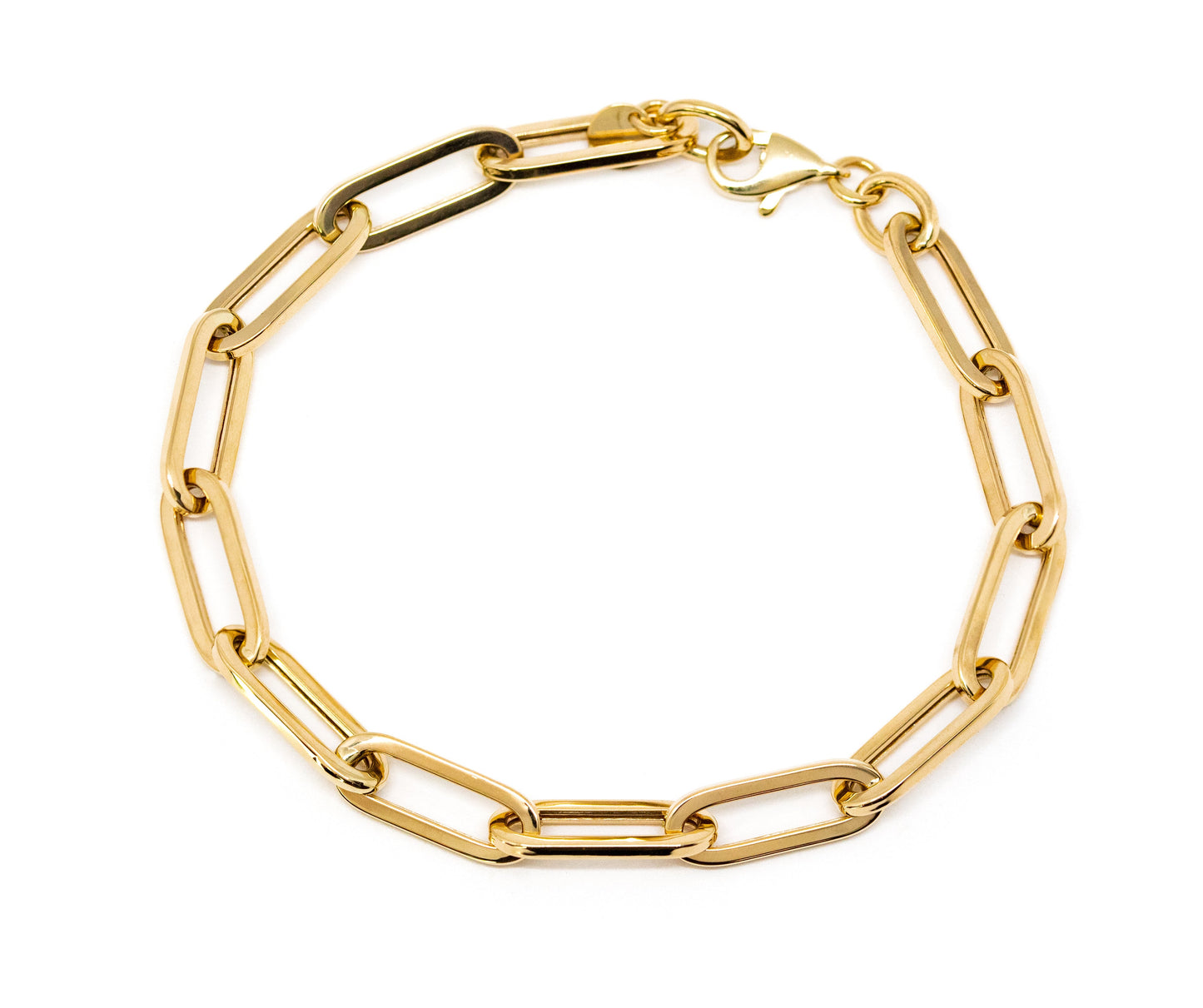 Chunky Paper Clip Bracelet