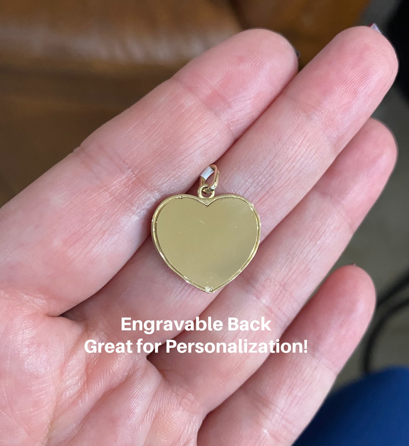 Gold Beaded Border Radiant Fluted Design Heart Medallion Pendant