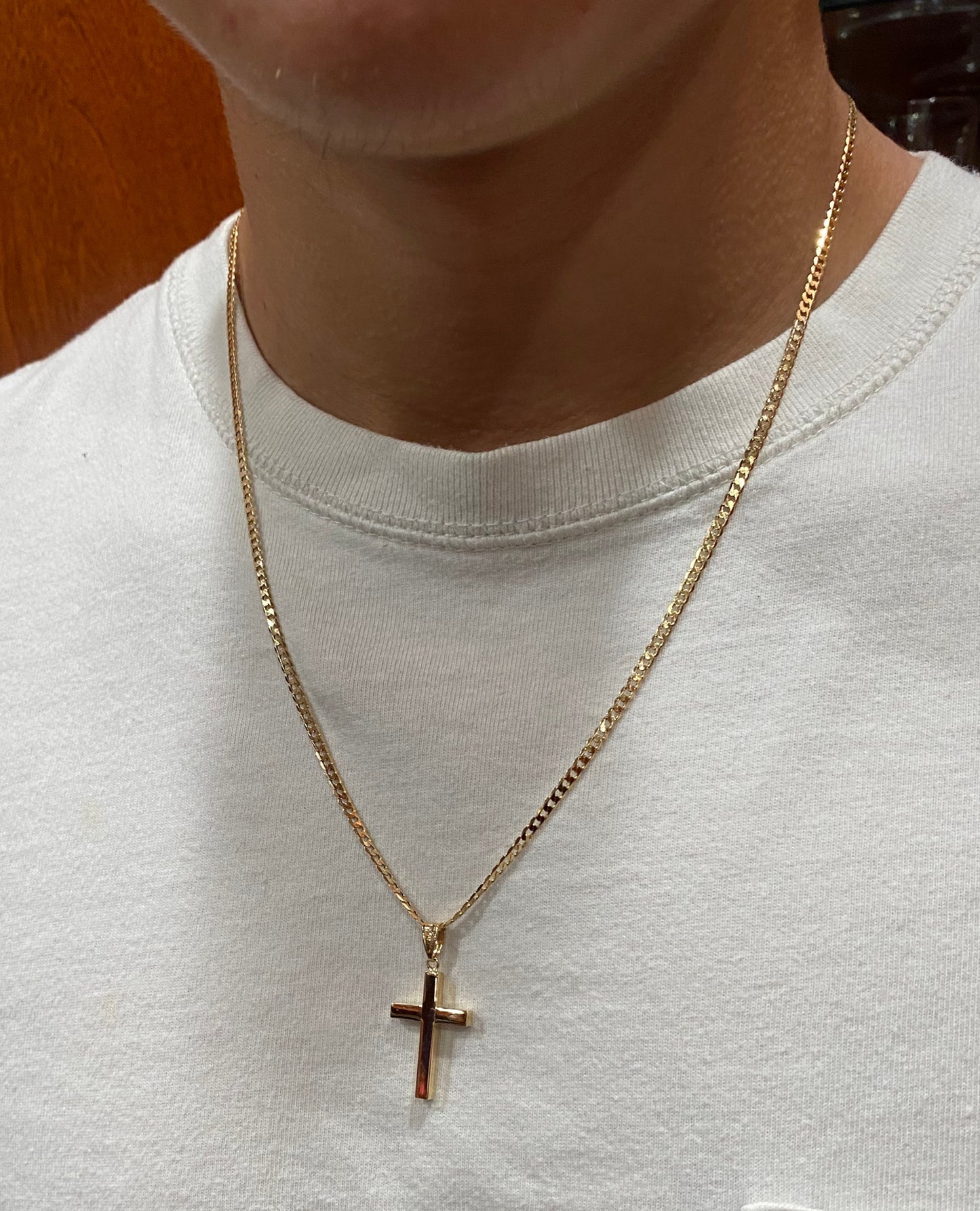 Medium Square Cross Pendant