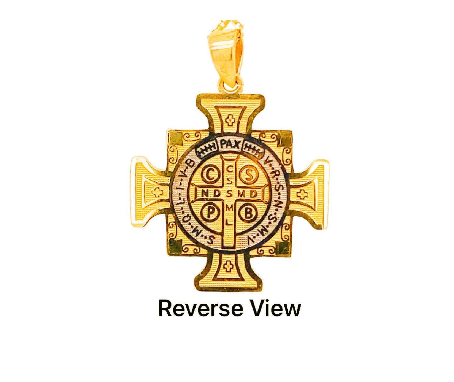 Saint Benedict Medal Cross Pendant