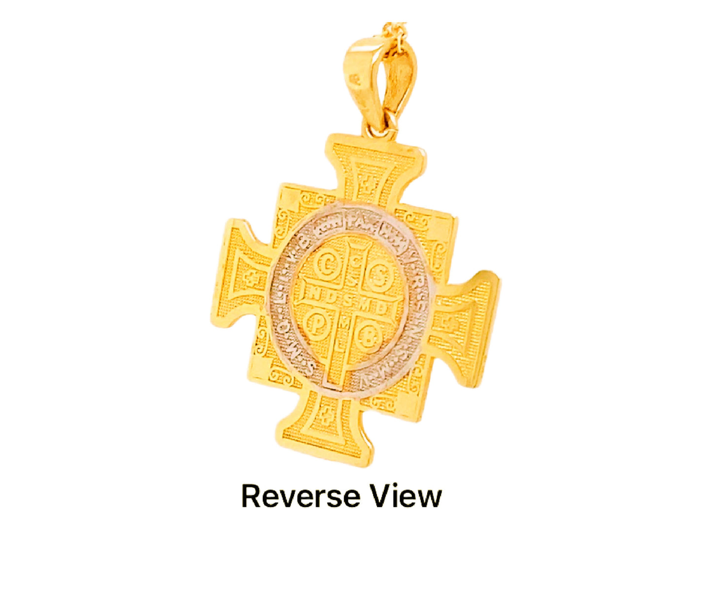 Saint Benedict Medal Cross Pendant