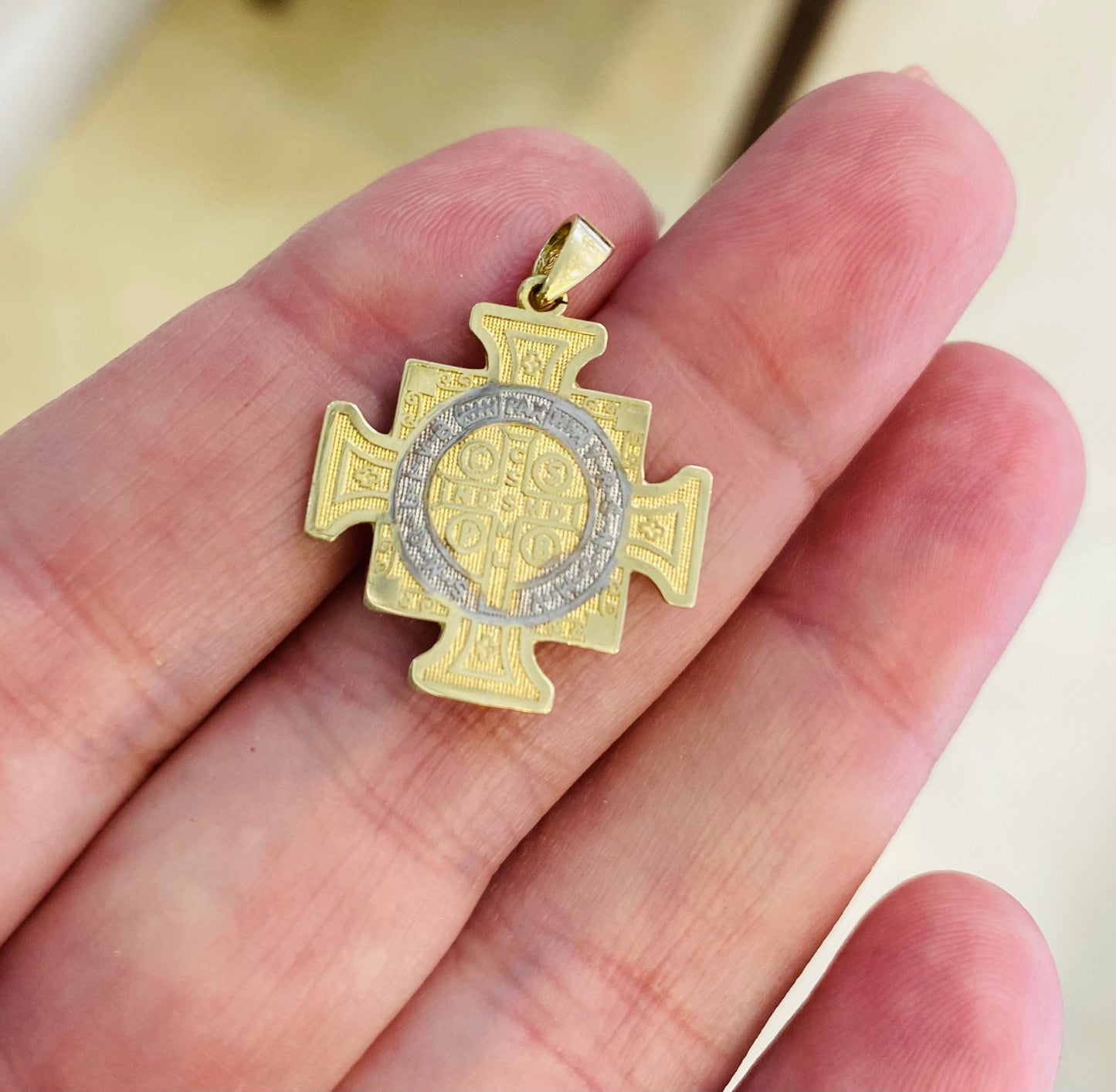 Saint Benedict Medal Cross Pendant