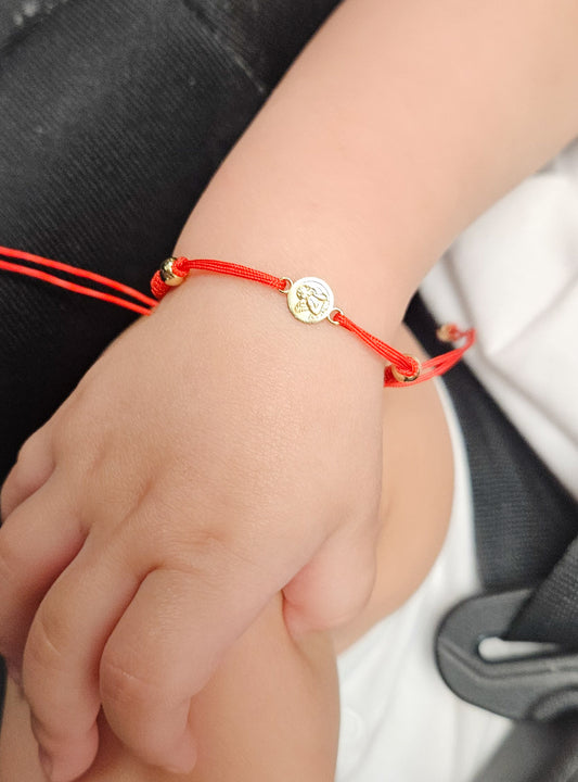 Mini Guardian Angel Macrame Bracelet