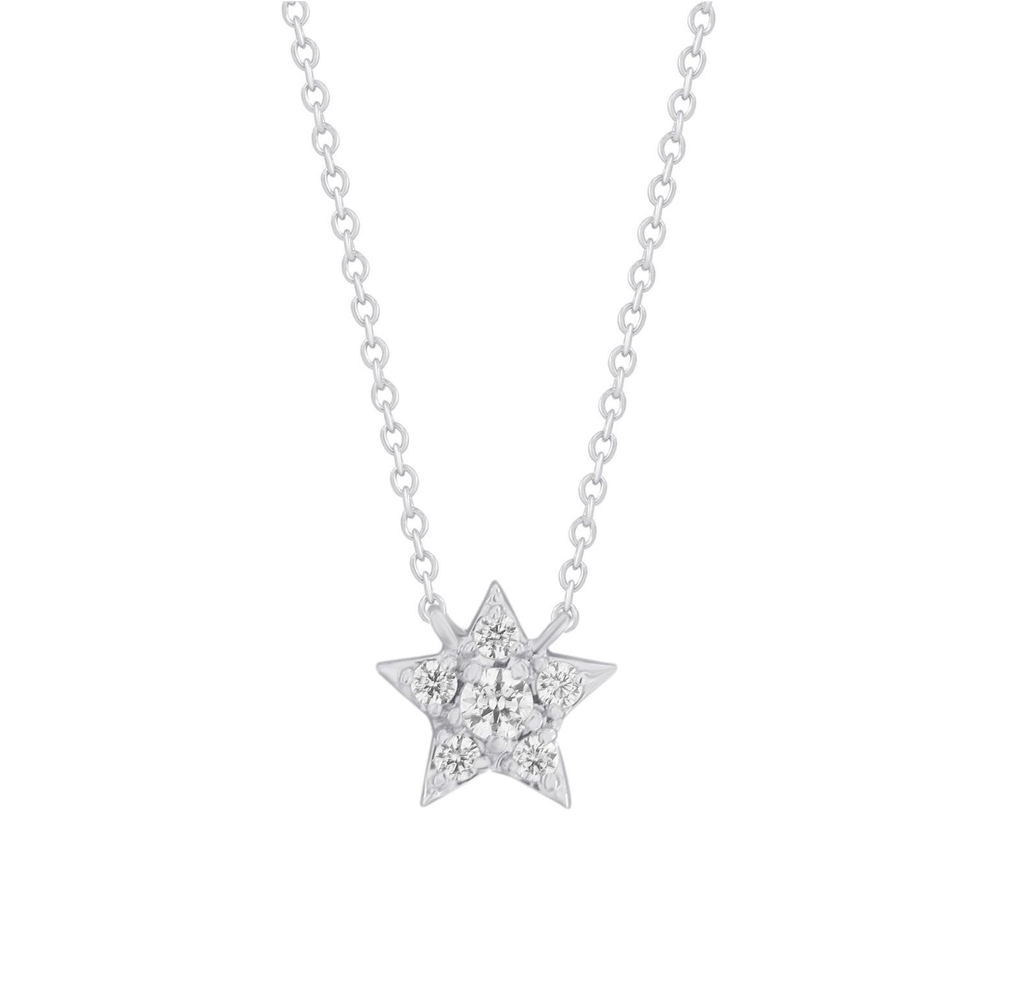Miniature Star Diamond Necklace
