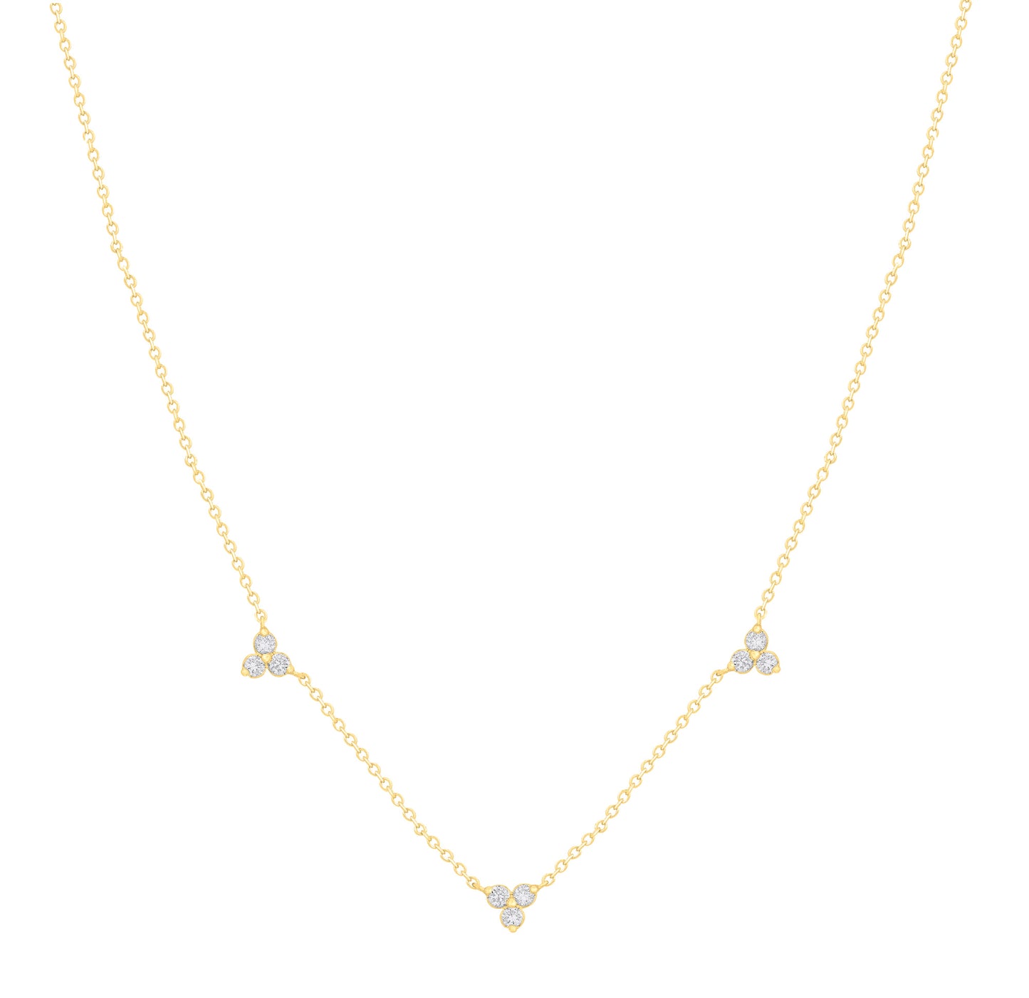 Diamond Station Necklace