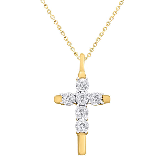 Diamond Cross Pendant