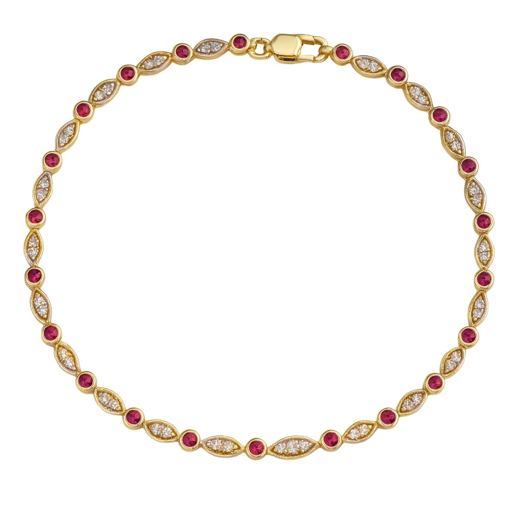 Tennis Color Stone Bracelet