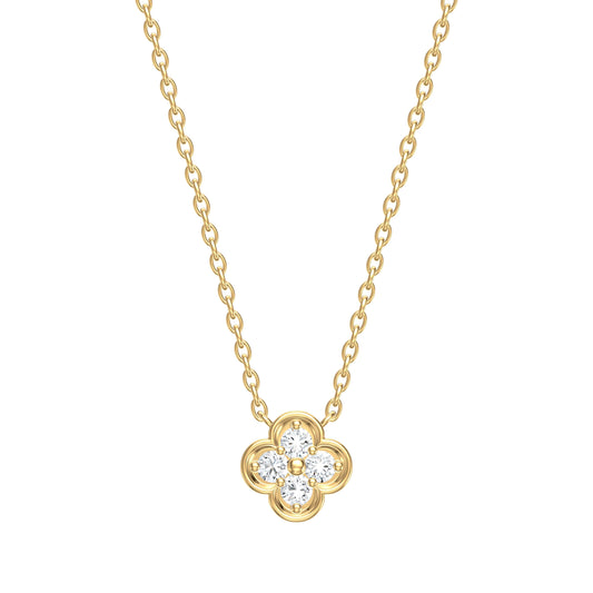 Diamond Clover Necklace